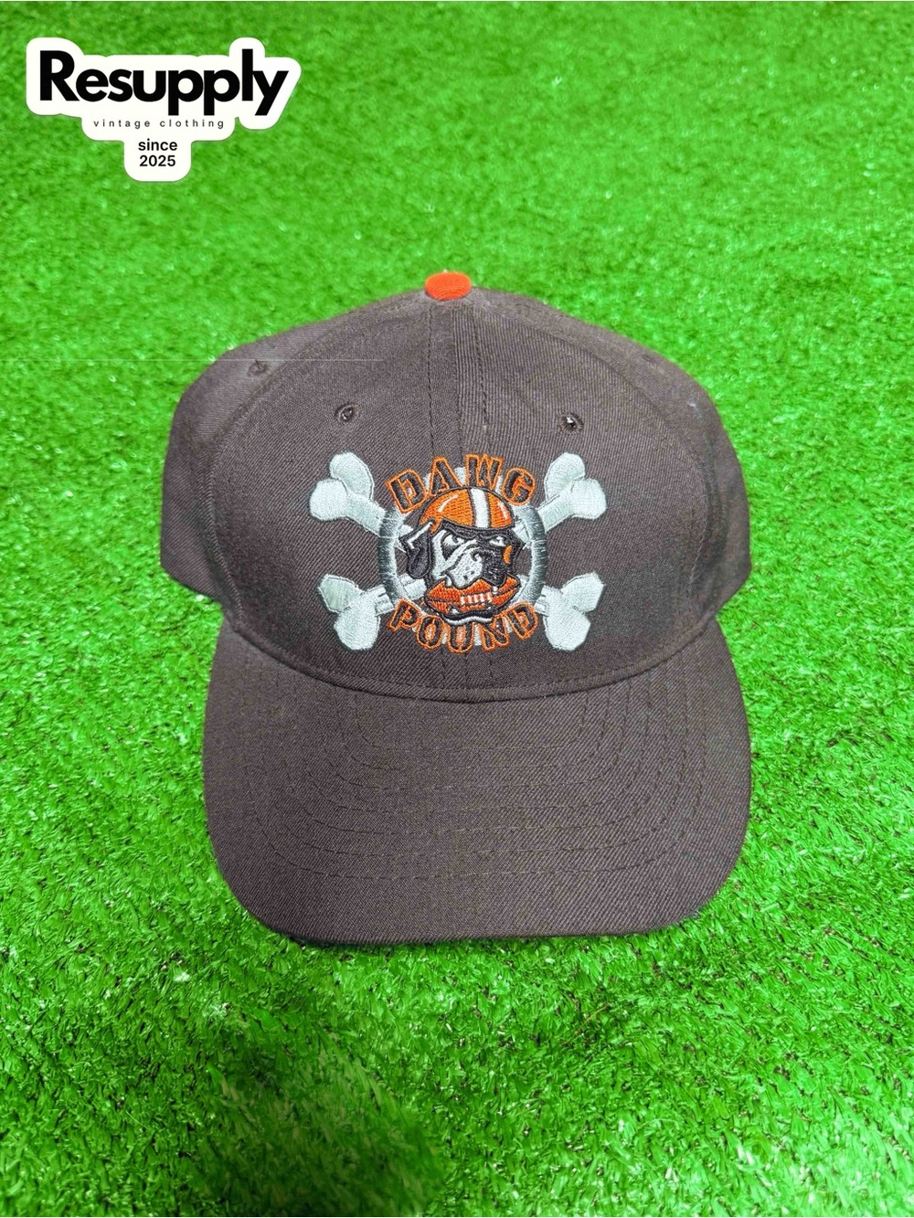 NFL Cleveland Browns Logo Athletic Dawg Pound Snapback 